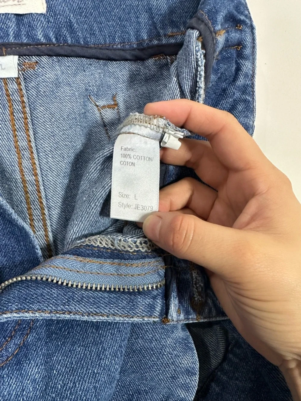 Elan High Rise Blue Denim Jean Shorts